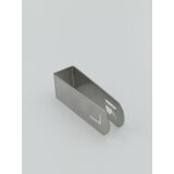 L+R Clip aus Edelstahl, 15 mm Schrifthöhe